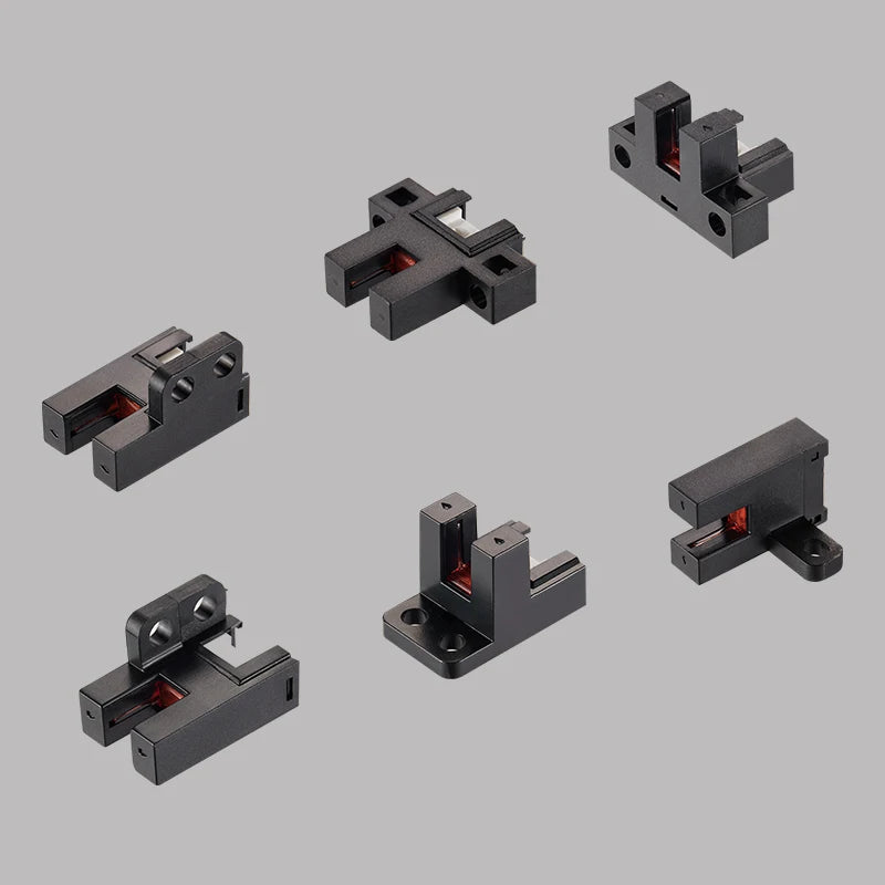 Fork type photoelectric sensor switch industrial optical sensor, split type groove sensor