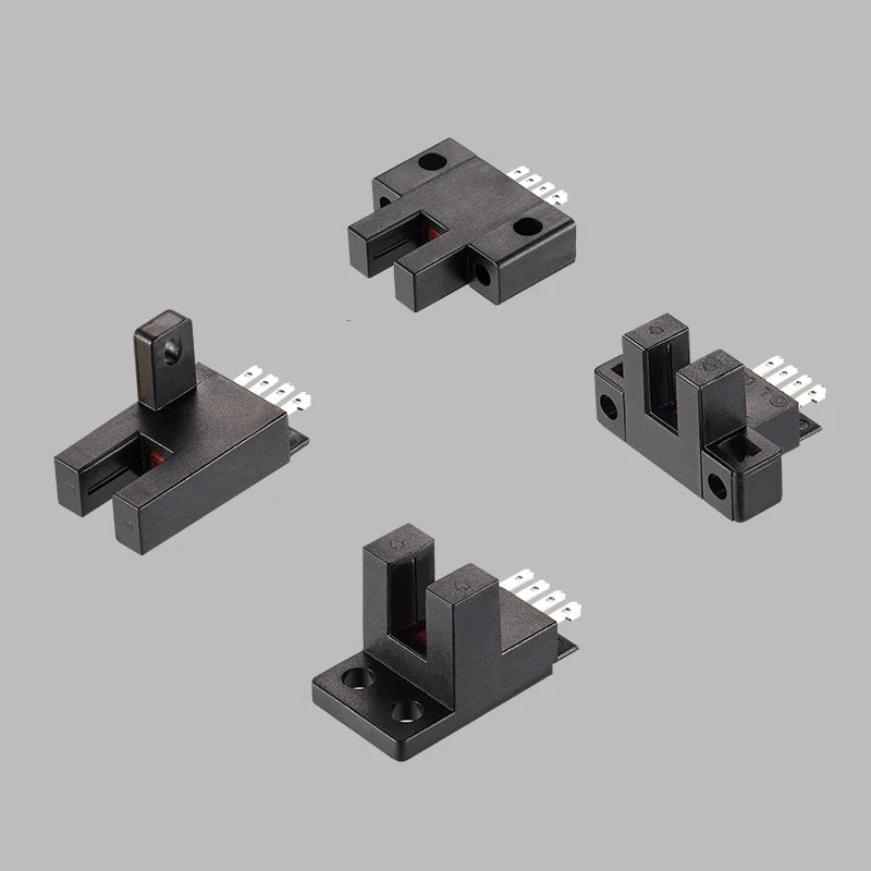 Fork type photoelectric switch sensor, limit switch, DC5-24V optical sensor with lead