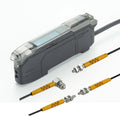 OEM Language Switch Bidirectional Diffuse Reflection Fiber Sensor Matrix Fiber