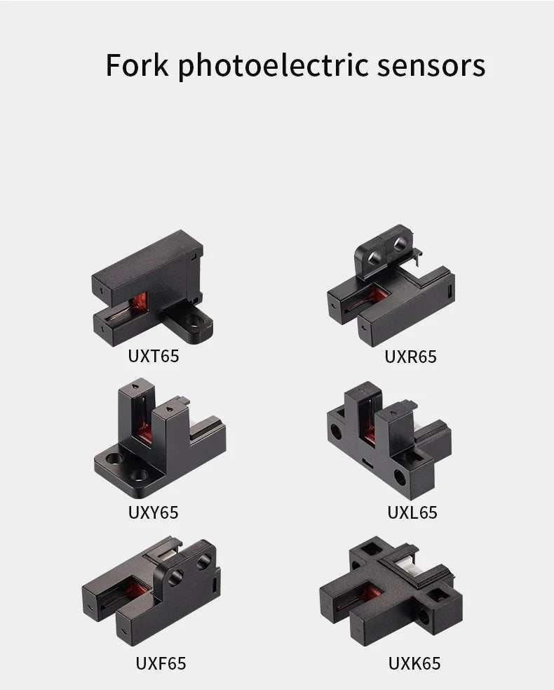 Fork type photoelectric sensor switch industrial optical sensor, split type groove sensor