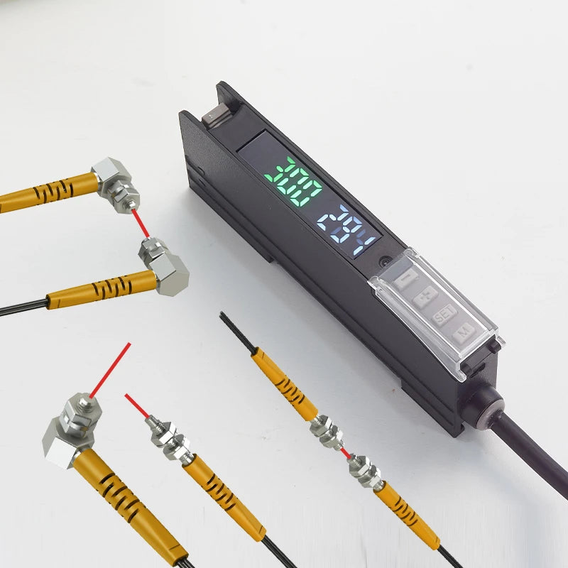 Motee Fiber Amplifier Sensor: Transflective Photoelectric Switch