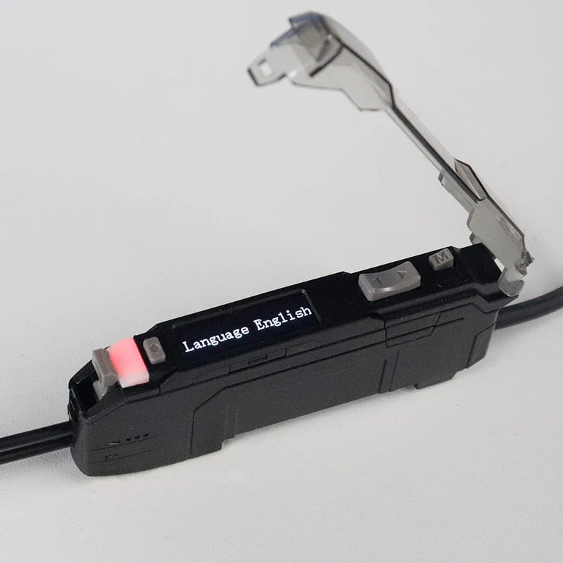 OEM Language Switch Bidirectional Diffuse Reflection Fiber Sensor Matrix Fiber