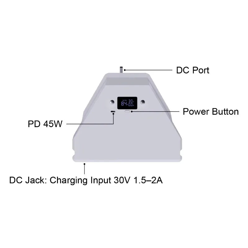 Starlink Mini Dedicated Portable Power Pack, 60W 30V Output, 127.75Wh 21700 Cell, 45W PD Fast Charging Power Bank