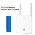 OLAX AX6 Pro Europe Portable 4G Wifi Router 4000mah Battery LAN Port Modem CPE 2.4G SIM Card Slot