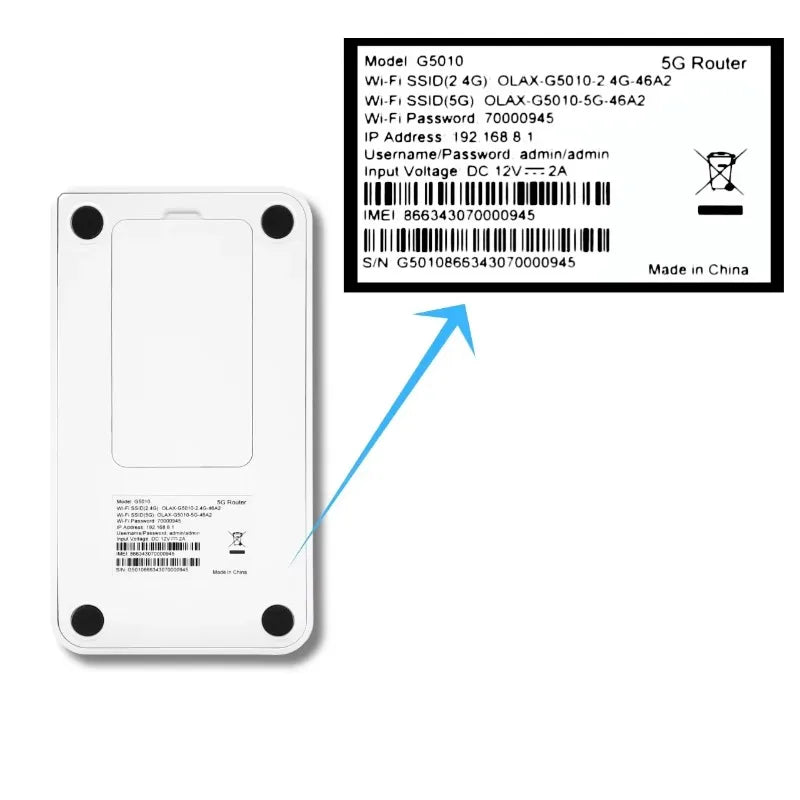 OLAX G5010 Bypass 5G Modem CPE Rauter Mobile WiFi6 Wireless Hotspot Pocket Wifi 5g Routers With Sim Card Slot