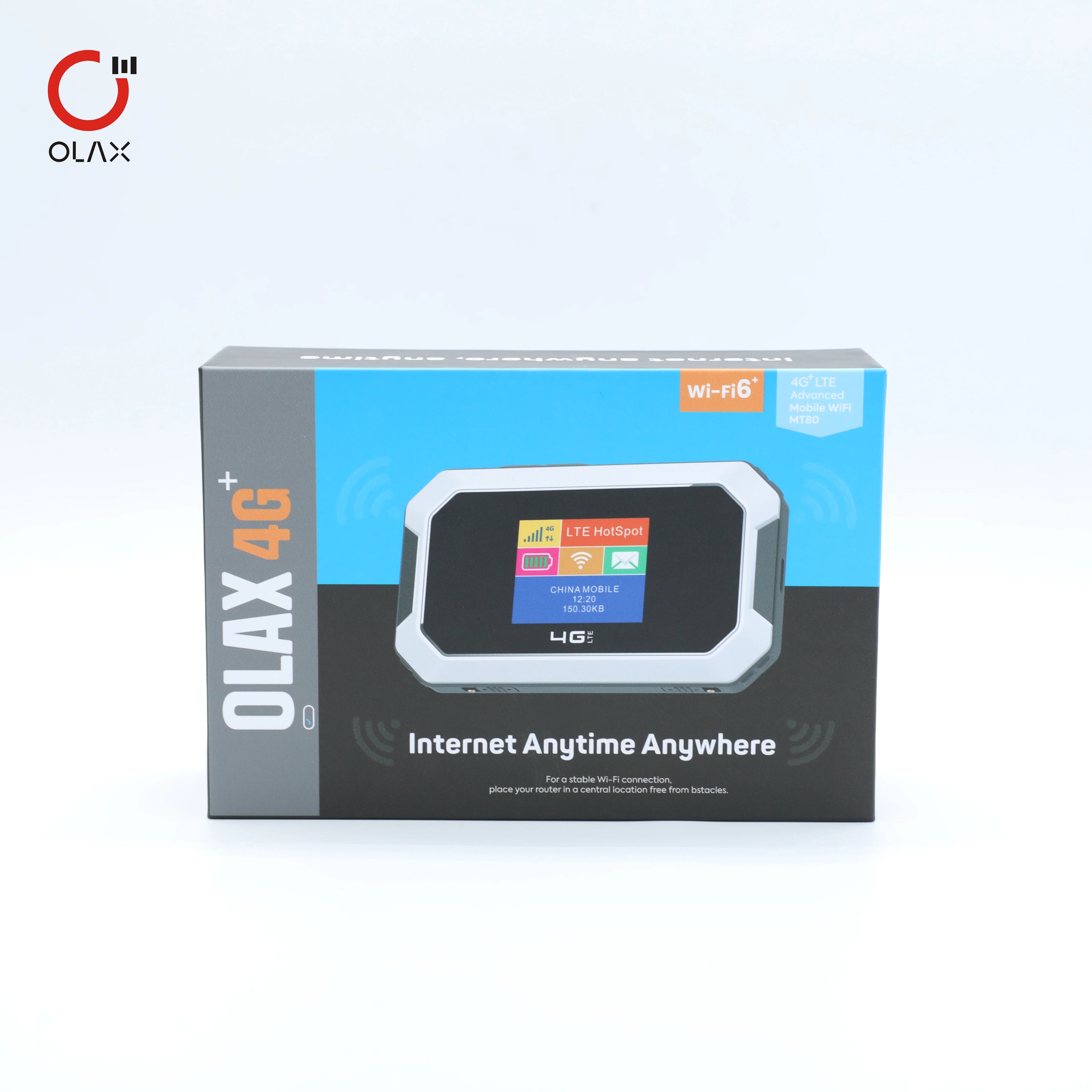 OLAX MT80  Latin America 3000mah Battery Unlocked Portable Antenna Ports  Wireless Pocket Wifi6 4g Lte Modem  with Sim Card Slot