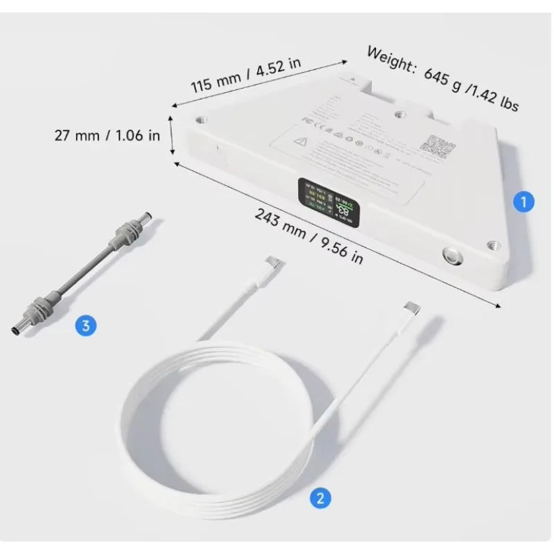 PeakDo LinkPower 1 Power Bank 99Wh 27500mAh for Starlink Mini Portable Satellite Internet