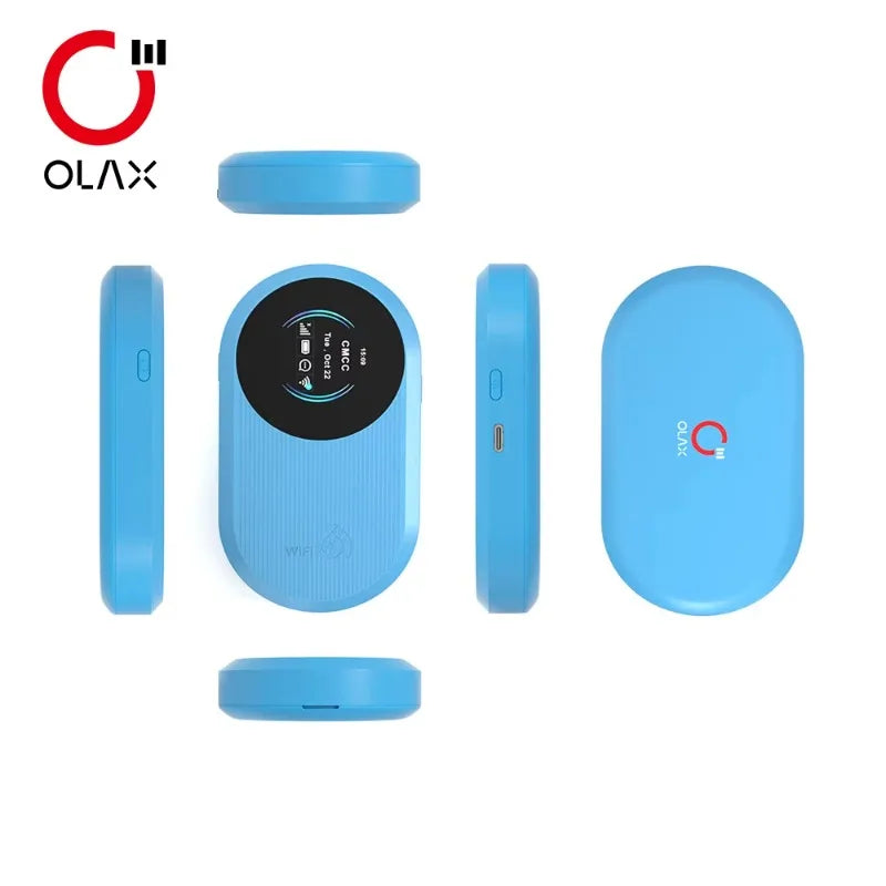 OLAX A10S Pocket Wifi 4G Wi-Fi Sim Router with 3000mAh Battery 2.4G 5g Wireless Pocket Wi-Fi 6 Router