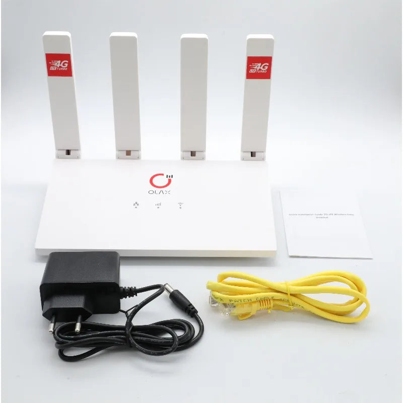 OLAX MC50 Smart Home 4G CPE 4 Antenna WiFi Modem Mobile Wifi Router Hotspot Sim Card Slot 4G Router for Home