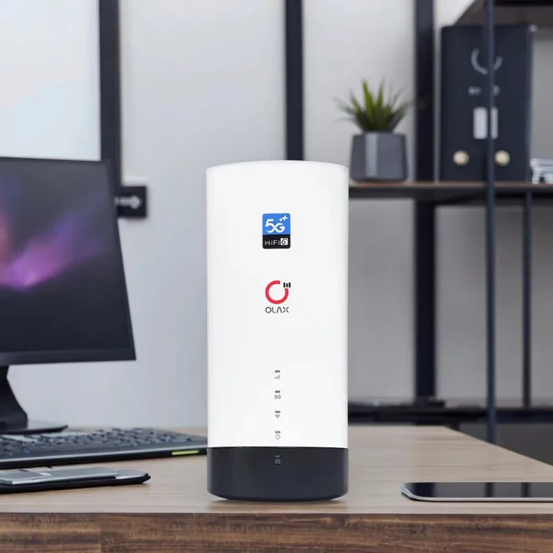OLAX G5018 WIFI-6 Dual Frequency 5g Cpe 1800mbps Wireless Router Mobile Hotspot 5g Sim Router 5g Router Wifi
