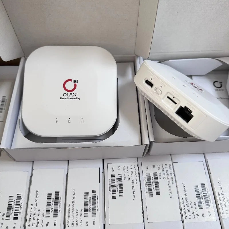 OLAX MT30 Unlocked 4000mah  Battery 150mbps  Router Ethernet Port Hotspot 4g Portable Pocket Router Modem Wi-fi 6